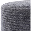 Livabliss Poppy 16"H x 16"W x 16"D Cottage Pouf - 3 of 4