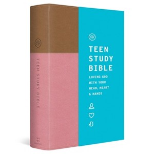 ESV Teen Study Bible (Trutone, Blush/Caramel) - by  Jon Nielson (Leather Bound) - 1 of 1