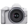 Canon EOS R50 Mirrorless Camera White w/ 18-45mm IS STM Lens Kit Essential Bundle - 2 of 4