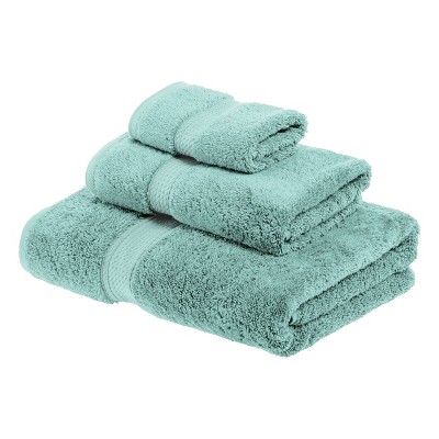 Luxury Egyptian Quality Cotton Heavyweight Ultra-Plush Towel Set by Blue Nile Mills