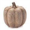 Wood Grain Design Pumpkin Décor (Set of 2) - 2 of 3