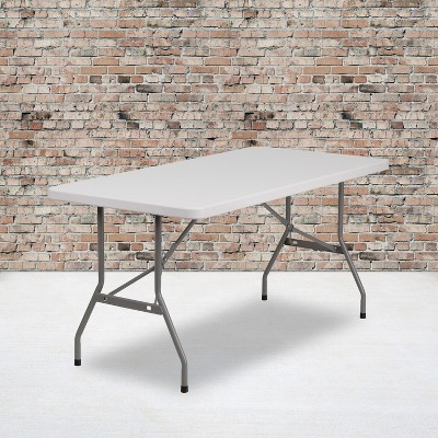 6 Foot Folding Table : Target