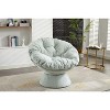 CAVINAS Oversized 360-Degree Swivel Accent Chair, Comfortable Lounge Chair, Barrel Papasan Chair for Living Room or Bedroom - 2 of 4