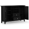 NicBex Modern 2-Doors Sideboard,Kitchen Storage Cabinets with 2 Drawers and 2 Side Doors for Kitchen and Dining Room - 4 of 4
