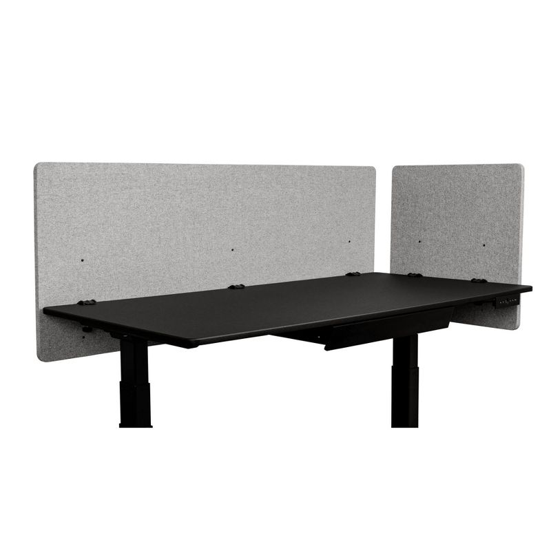 Stand Up Desk Store ReFocus Clamp-on Acoustic Desk Divider Privacy Panel that Reduces Noise and Visual Distractions, 4 of 5