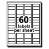 Avery Clear Easy Peel Return Address Labels Laser 2/3 x 1 3/4 600/Pack 15695 - 4 of 4