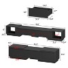 Famapy Extendable TV Console Table Modern TV Cabinet with Drawers - 4 of 4