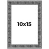 PosterPalooza | Photo Size Distressed Black Picture Frame - UV Acrylic, Foam Board Backing, Hanging Hardware - 2 of 4