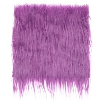 Unique Bargains DIY Crafts Halloween Gnome Beard Plush Fluffy Faux Fur Fabric Square Patches