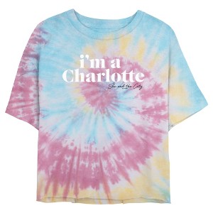 Junior's Women Sex and the City I'm a Charlotte Text Crop T-Shirt - 1 of 4