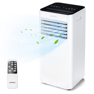 Costway 5000 BTU (8000 BTU ASHRAE) Portable Air Conditioner 4-in-1 AC Unit with Cool Fan Dehum Sleep Mode - 1 of 4
