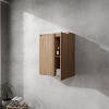 12" Bathroom Side Cabinet, 2-Soft Close Doors, Float Mounting Design - 2 of 4