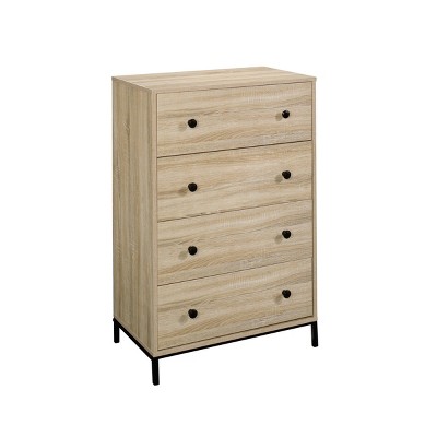 GlasFlength Decorative Storage Cabinets Drawer Chest Brown Finish Sturdy Solid Build Keeps Items Neatly Tidy Fits Bedroom, Brown, 59.45"*17.91"*5.12"