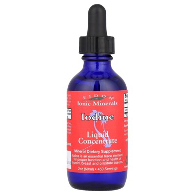 Eidon Ionic Minerals Iodine, Liquid Concentrate, 2 oz (60 ml) (226 mcg per Serving)