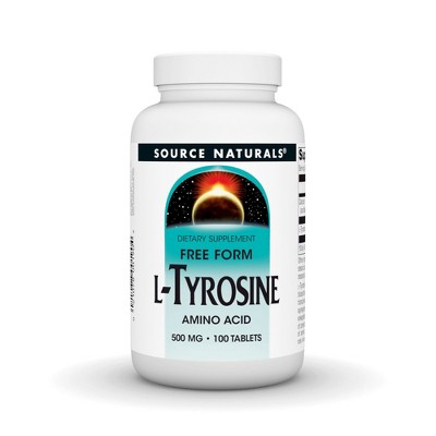 L-Tyrosine 500mg by Source Naturals, Inc.  -  100 Tablet