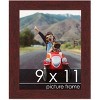 PosterPalooza | Photo Size Classic Modern Brown Frame - UV Acrylic, Foam Board Backing, Hanging Hardware - 3 of 4
