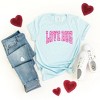 Simply Sage Market Women's Love Bug Hearts Short Sleeve Graphic Tee - 3 of 4