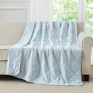 Cozy Bliss Cooling Comfort Blanket for Hot Sleepers, Lightweight Summer Blanket, Dual-Sided & Breathable - 1 of 4