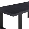 Yves Counter Height Dining Table Charcoal - Steve Silver Co.: Extendable, Seats 8, Mango Wood - 4 of 4
