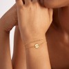 Turandoss Gold Initial Bracelets for Women Girls, Dainty Layered Charm Bracelet, Gold Jewelry for Women, Birthday Gifts for Girls 8-18 - 4 of 4