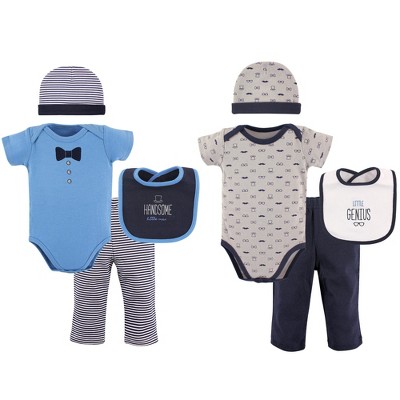 Hudson Baby Infant Boy Layette Boxed Giftset, Handsome, 0-6 Months