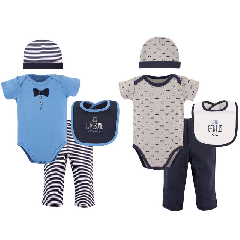 Hudson Baby Infant Boy Layette Boxed Giftset, Handsome, 0-6 Months, 1 of 4