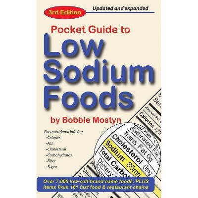 Pocket Guide to Low Sodium Foods - 3rd Edition by  Bobbie Mostyn (Paperback)