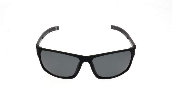 Men&#39;s Rectangle Sunglasses with Mirrored Polarized Lenses - All In Motion&#8482; Black, 2 of 4, play video