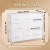 8 Drawer Dresser for Bedroom, Fabric Storage Unit, Large Drawer Chest for Entryway & Living Room - 3 of 4