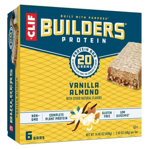 CLIF Bar Builders Protein Bars - Vanilla Almond - 20g Protein - image 1 of 4