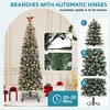 7.5ft Pre-Decorated Pencil Christmas Tree with 68 Pine Cones 1075 Branch Tips Xmas Tree - 4 of 4