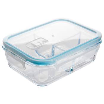 6-Pack] Glass Meal Prep Containers 3 Compartment with Lids, Glass Lunch  Containers,Food Storage Lunch Box,Bento Box, Microwave, Oven, Freezer,  Dishwasher (36 o…