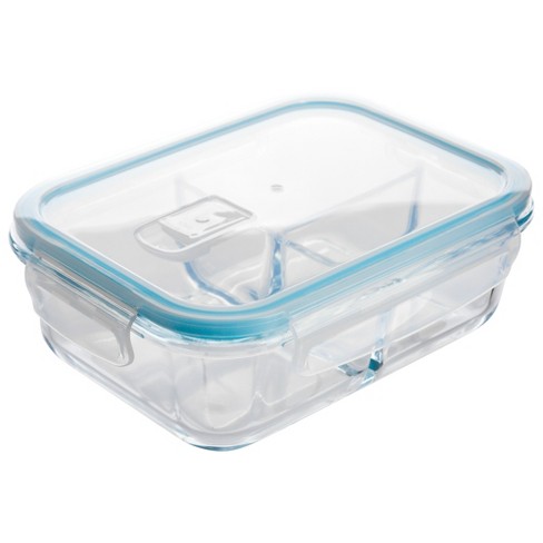 33 oz. 9.06 x 2.36 Round 3 Compartment Meal Prep Containers
