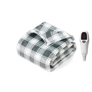 North Star Home 50"x60" Microplush Heated Electric Throw - 1 of 4