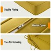 ARTPLAN Deep Seat Pillow and High Back Chair Cushions Outdoor Water Repellent Replacement Patio Seating Cushions - 4 of 4