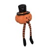 Transpac Plush Jack Shelf Sitter Decorative Figurine Halloween Black Tabletop Mantel Decor for Home and Gift Giving - 2 of 2