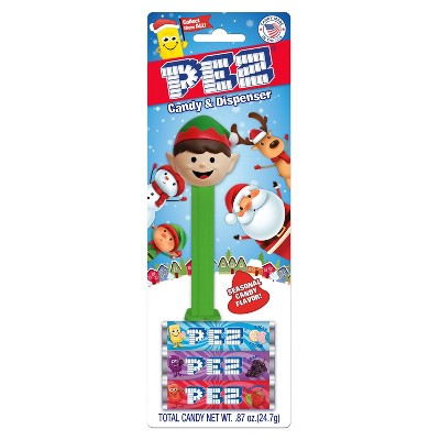 Pez Holiday Assorted Candy Dispenser - 0.87oz (packaging may vary)