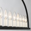 Crystorama Lighting Abbott 8 - Light Chandelier in  Black - 4 of 4