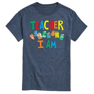 Men's - Dr. Seuss - Teacher I Am Books Short Sleeve Graphic T-Shirt - 1 of 4