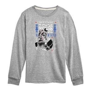 Boys' - MTV - Take Me To The Moon Person Long Sleeve Graphic T-Shirt - 1 of 3