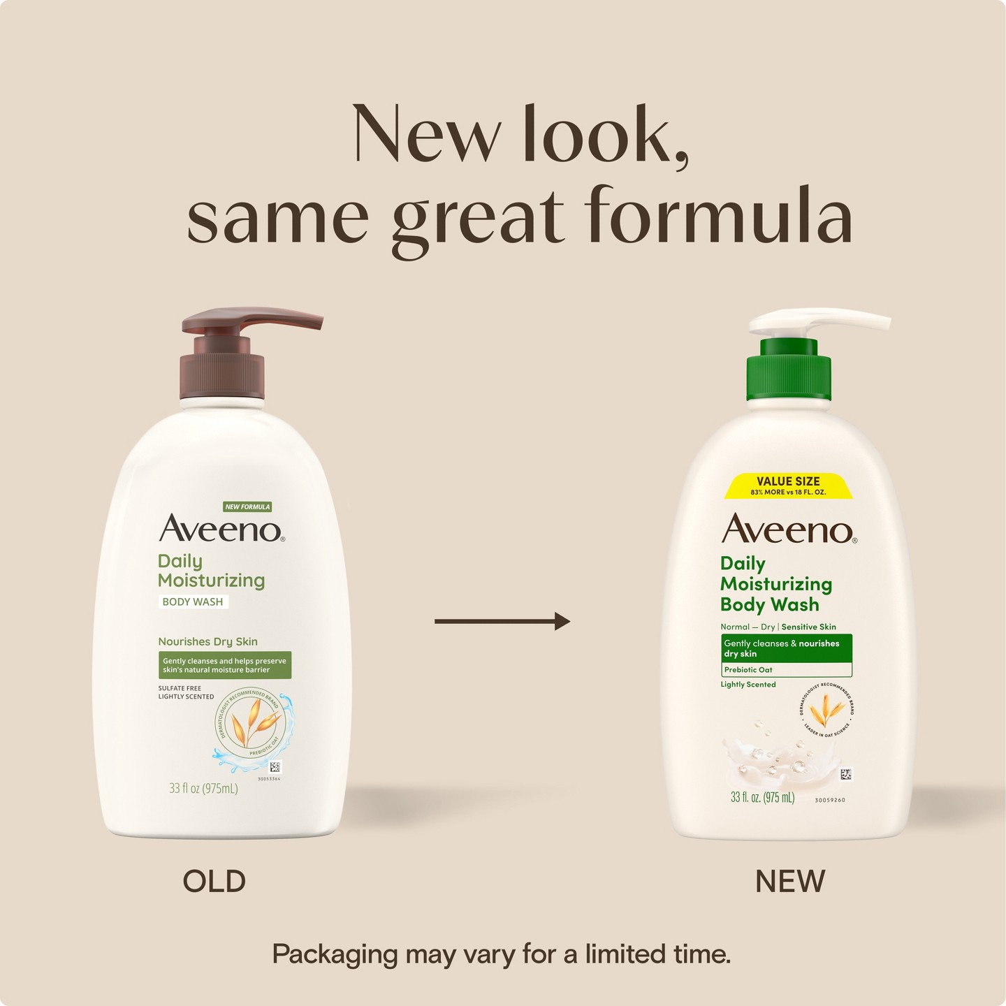 Увлажняющий гель для душа Aveeno Daily Moisturizing с овсом, 33 fl oz — фото 2