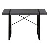Monarch Specialties Computer Desk Home Office Laptop 48InchL Work Metal Laminate Grey Black Contemporary Modern - 2 of 4