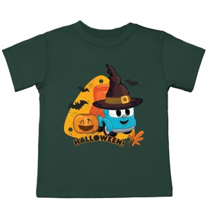 Leo The Truck Halloween Wizard - Toddler Short Sleeve Graphic T-Shirt - 1 of 3