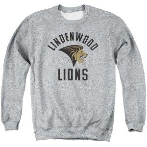Lindenwood University Official Lions Logo Adult Crewneck Sweatshirt - 1 of 4