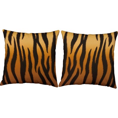 animal print decorative pillows