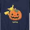 Boys' - Pokémon - Pikachu Halloween Jack O' Lantern Pumpkin Short Sleeve Graphic T-Shirt - 2 of 4