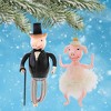 Italian Ornaments 8.0 Inch Rupert & Ruby Oinkley Dancing Wedding Pigs Tree Ornament Sets - 2 of 4