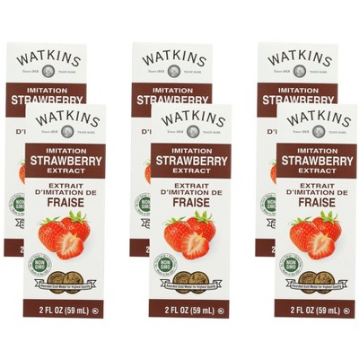 Watkins Imitation Strawberry Extract - Case of 6/2 fo