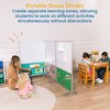 ECR4Kids Mobile Dry-Erase and Flannel Split Room Divider, 3-Panel - 3 of 4