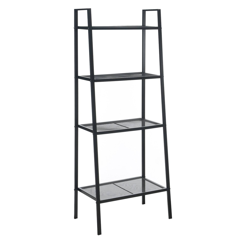 Photos - Plant Stand 58.25" 4 Tier Metal  Black - Breighton Home